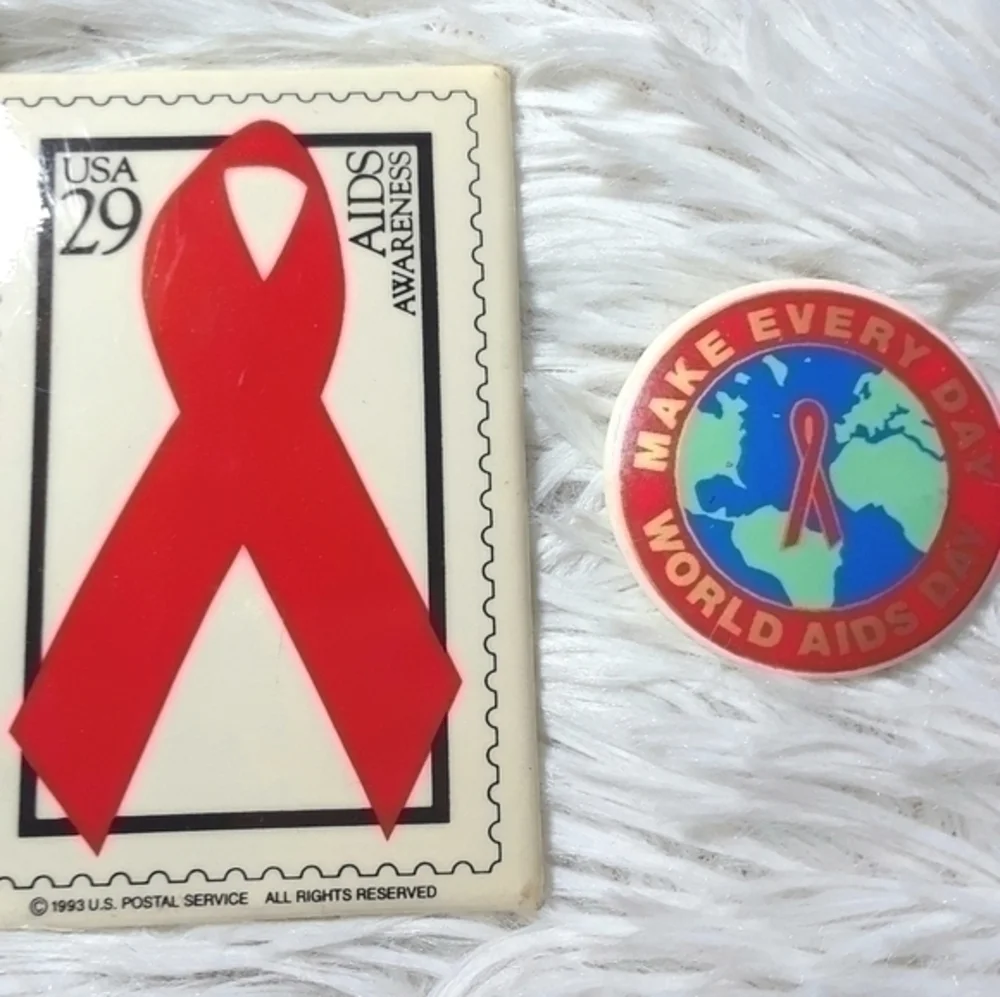 AIDS Awareness Collectible Pin Set